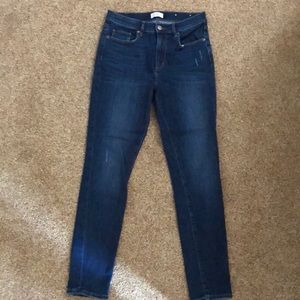 Loft modern skinny high rise jeans